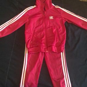 Adidas track suit both size 4t